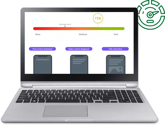 Website Audit report speed test graphic