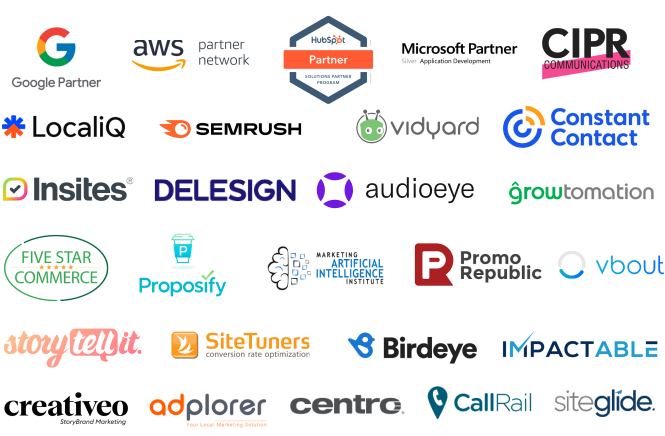 WSI is partnered with over 50 of the industries top suppliers Some are SemRush Birdeye Constant Contact CallRail